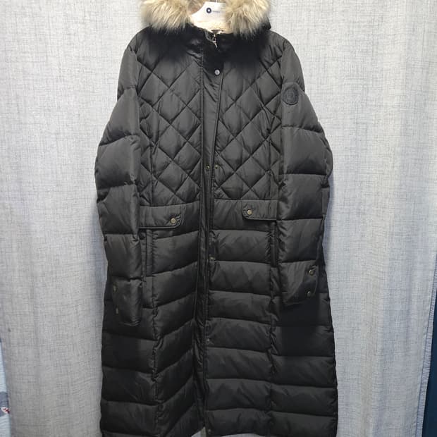 랄프로렌 여성 다운 패딩 롱파카 