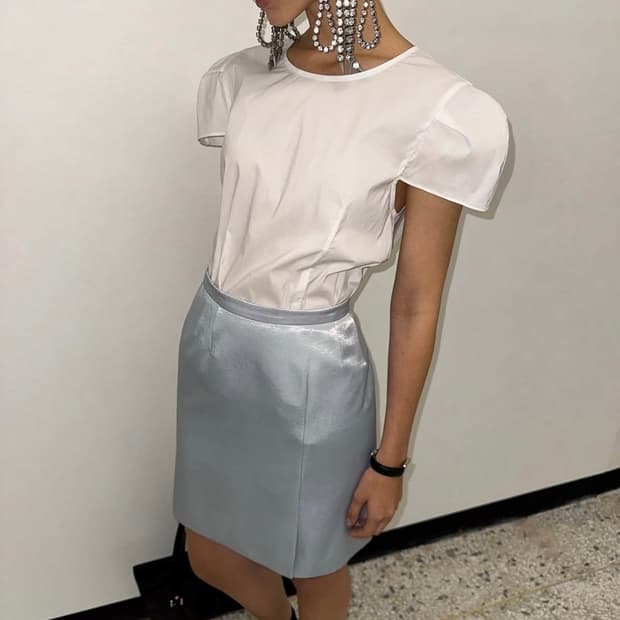 드래곤블루스 디렉션 코튼 블라우스