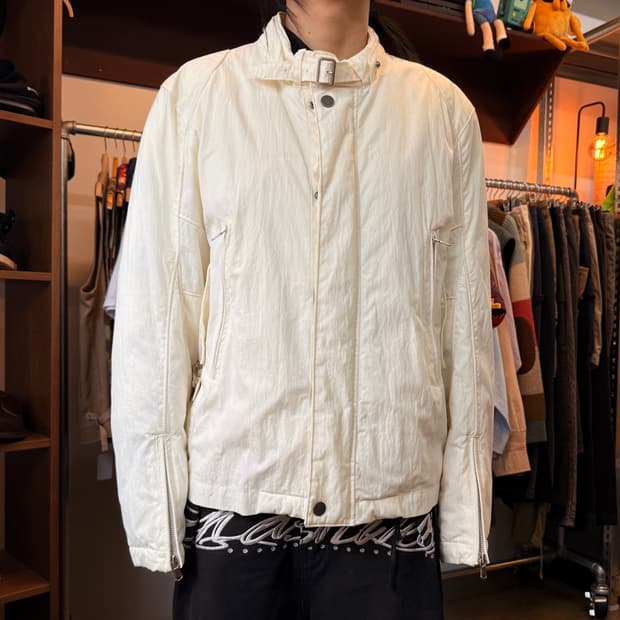00S CP COMPANY 모터사이클 베이스 넥 버클 구스다운 봄버