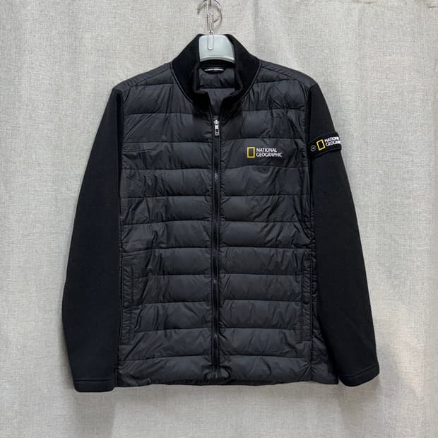 [XL] 내셔널지오그래픽 블랙 경량 다운 자켓점퍼