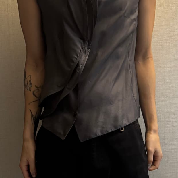 Celine Modèle Déposé frill top