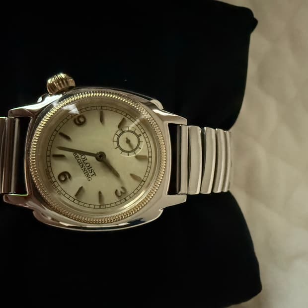 바그워치 솔로이스트 베이지 32mm