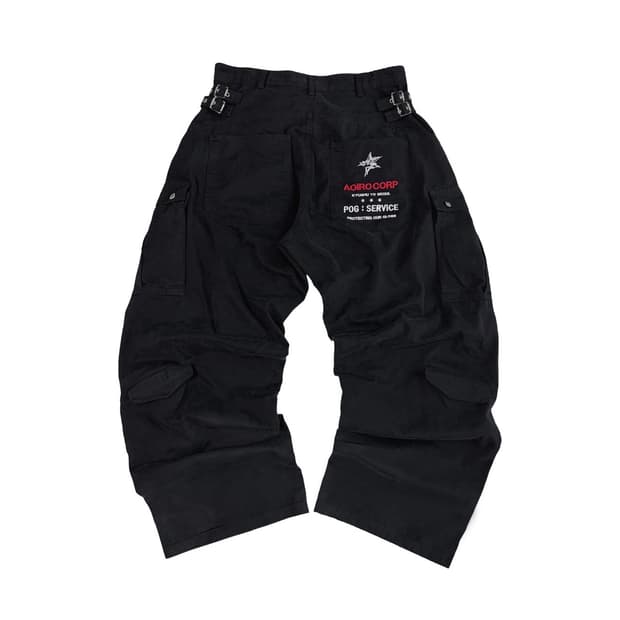 (3) 아오이로 포그서비스 히카리 M65 커브드 팬츠 빈티지 블랙