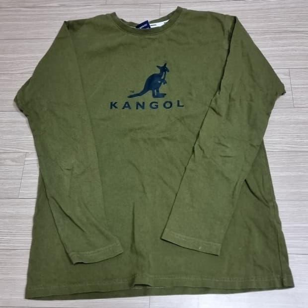 캉골 카키색 긴팔티