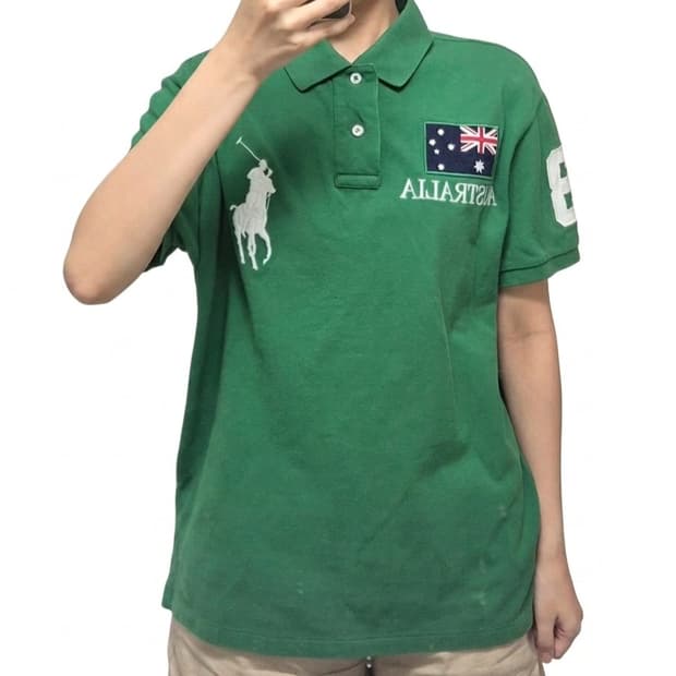 대장급 희귀]💚폴로 랄프로렌 빅포니 반팔카라 티셔츠/치프키프 AUS호주