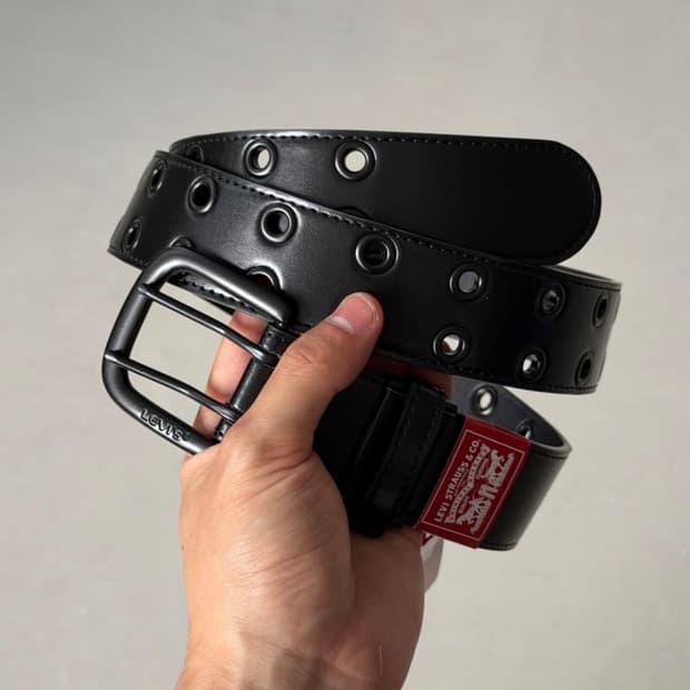 double eyelet belt