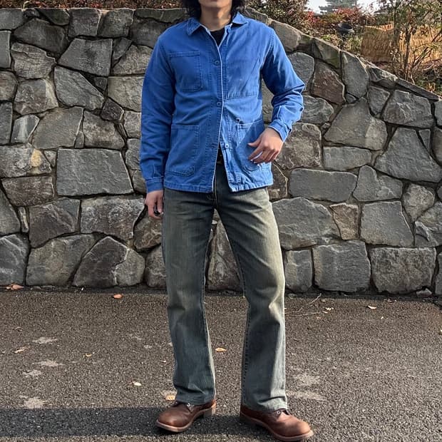 빈티지 프렌치 워크 자켓