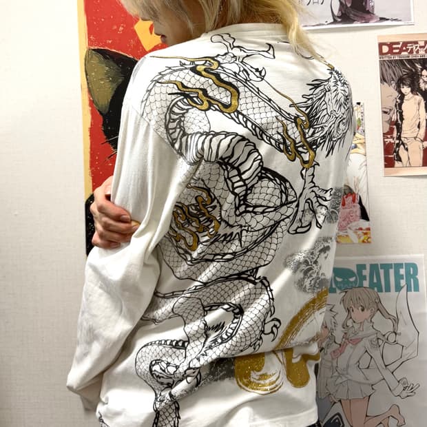 Bullet noise 오리엔탈 용 프린팅 롱슬리브 LL