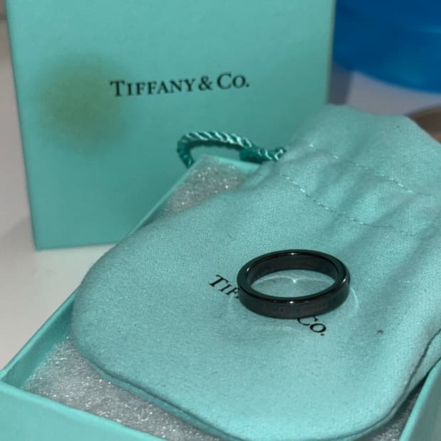 티파니앤코 1837 티타늄 링 남자반지 15호?