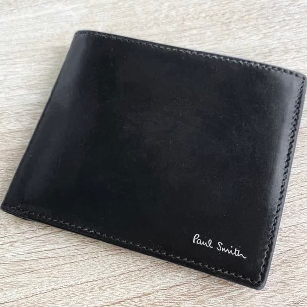 [정품] PAUL SMITH 폴스미스 레인보우 엣지코트 소가죽 반지갑