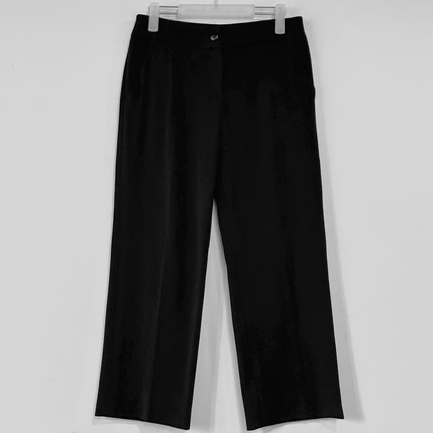 아르마니 스트레치 울 와이드 팬츠