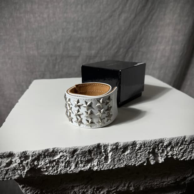 MILKBOY Star Studded Leather Cuff Watch