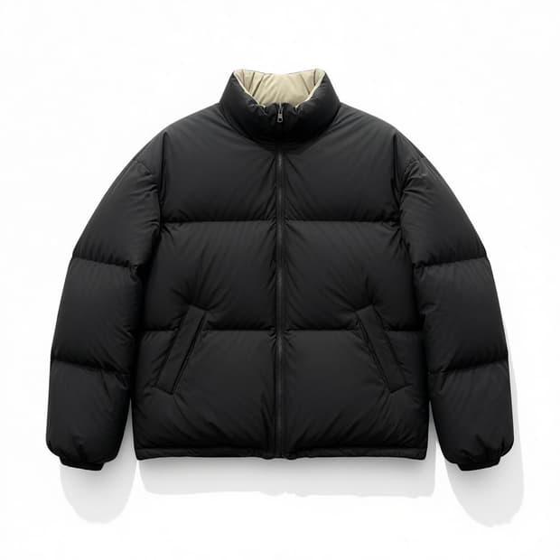 MMGL 엠엠지엘 리버시블 숏패딩 블랙 베이지 3