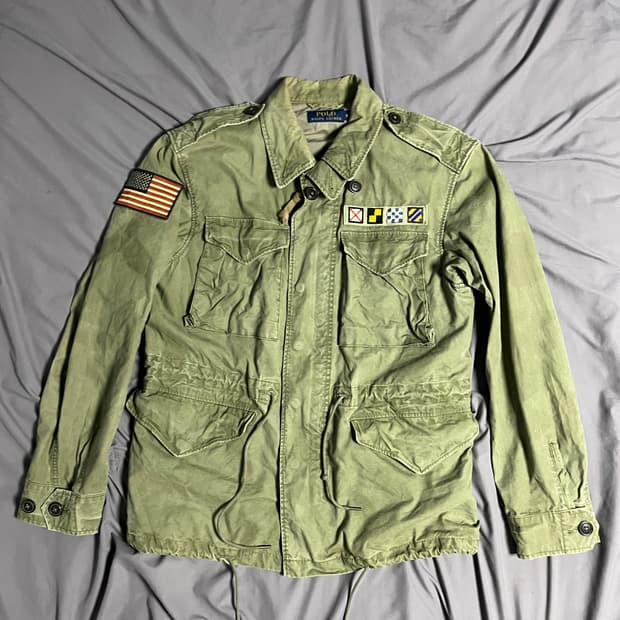 폴로 랄프로렌 비즈 밀리터리 M65 야상 M 100-105
