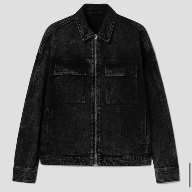 (50) 23fw 준지 흑청 데님 자켓팝니다.