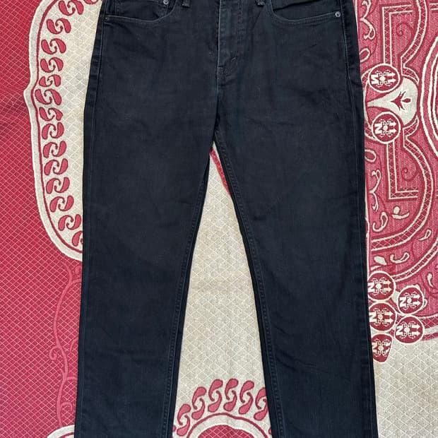 리바이스 블랙진 