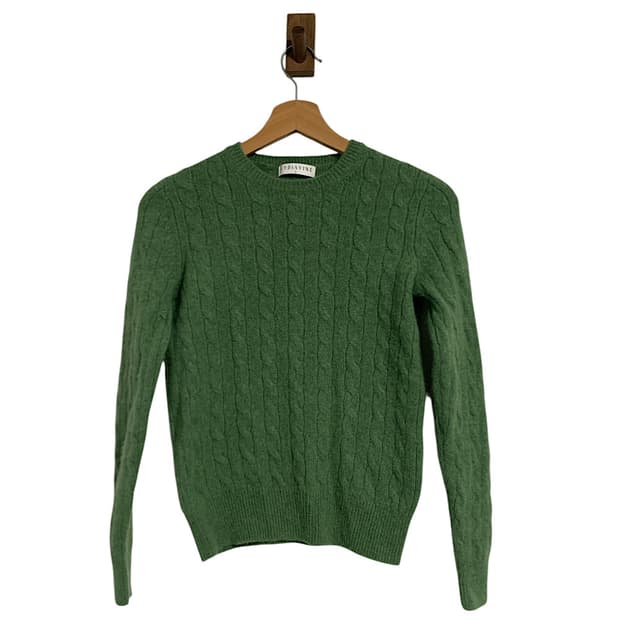 LYDIAVINE 100%캐시미어 케이블 니트 S