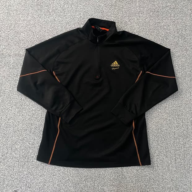 100 아디다스 반집업 긴팔 티셔츠 0304S1