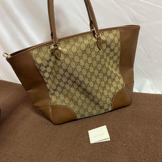 구찌 가죽 자가드 숄더백