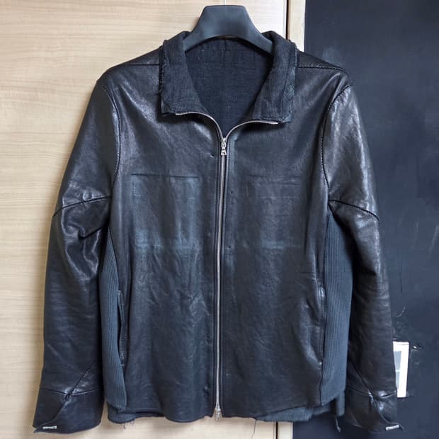 san263-1 수소봉제 커스텀 레더자켓