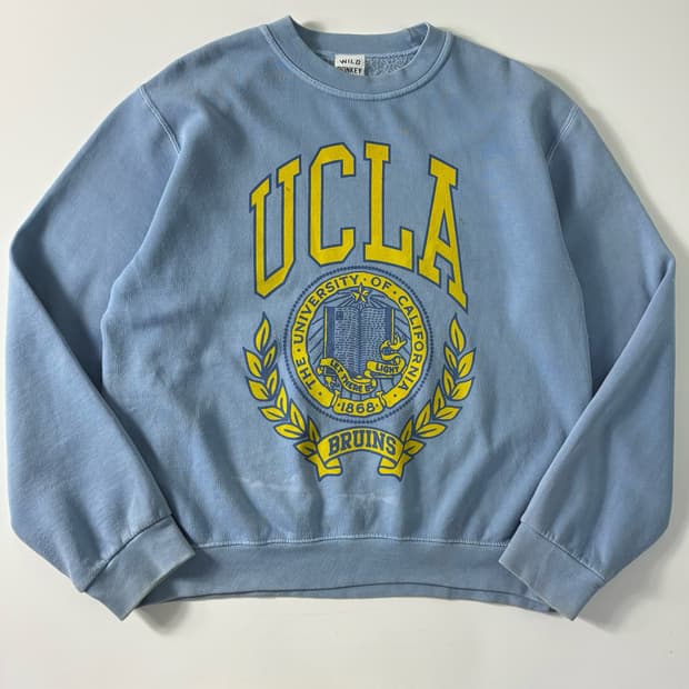 Wild donkey  와일드동키 UCLA 라이트블루 맨투맨 