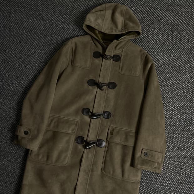 리바이스 USA 오리지날 스웨이드 양털 더플 롱코트y 3260