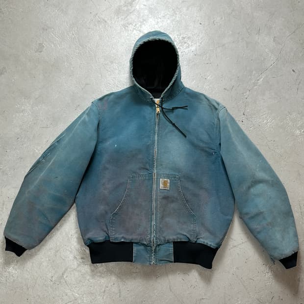 90's OG USA 칼하트 JR455 액티브 자켓 칼하트 아쿠아