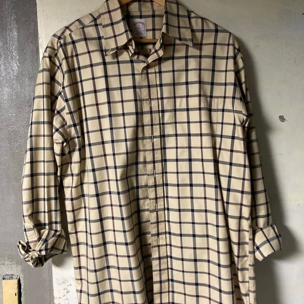 브룩스 브라더스 체크 셔츠