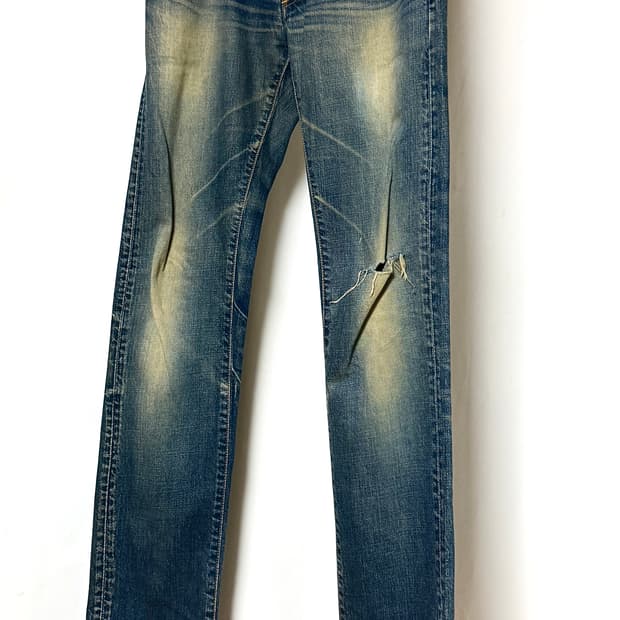 Dior Homme 08s Detroit Rust Wash Denim