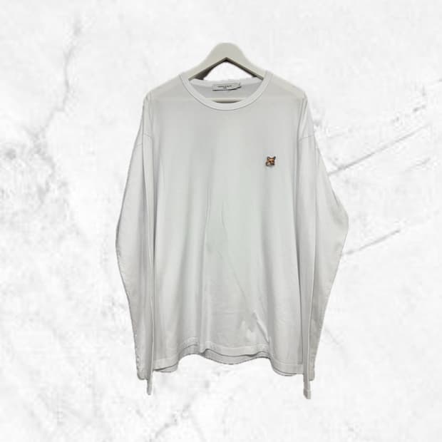 메종키츠네 롱슬리브 긴팔티 XL