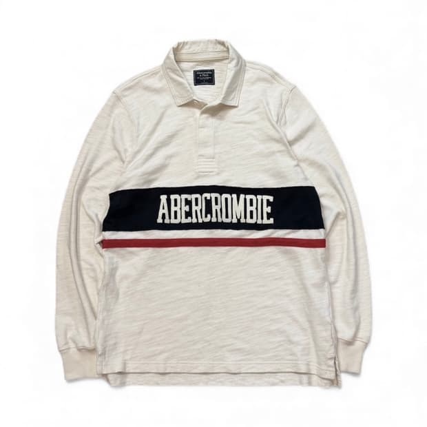 아베크롬비 y2k 럭비 카라 티셔츠