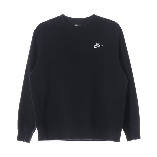 나이키 에센셜 스몰 스우시 블랙 맨투맨 M