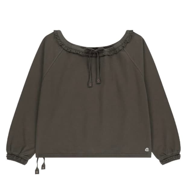 Coyseio 코이세이오 드로우 스트링 롱슬리브 차콜 2size