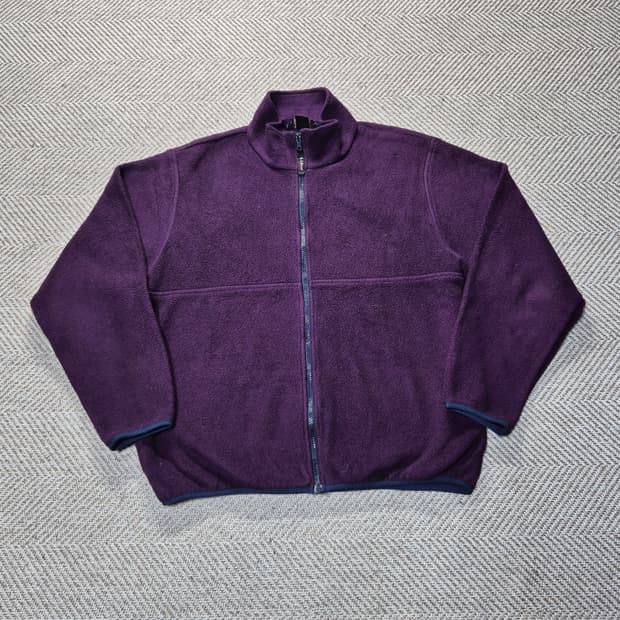 90s 엘엘빈 플리스 짚업