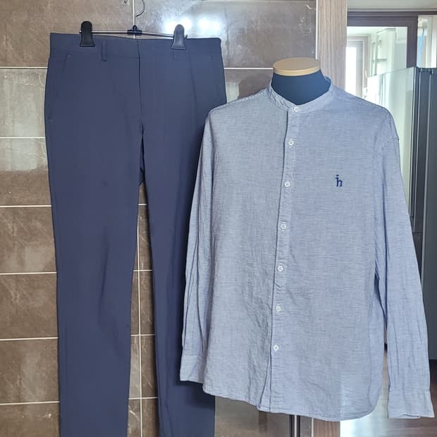 남성32인치ZIO SONGZIO 슬림핏 바지(지지미천)