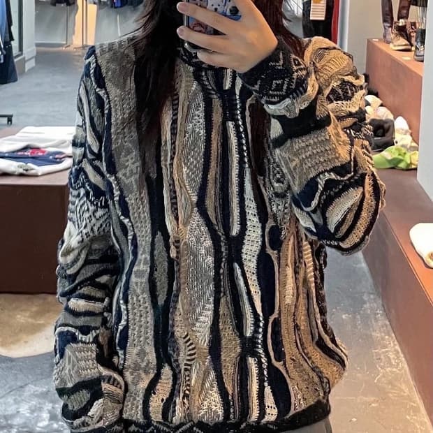 쿠지 오스트레일리아 케이블 니트 H57