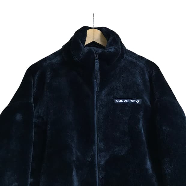 컨버스 23s 벨벳 후리스 투웨이 반누빔자켓점퍼