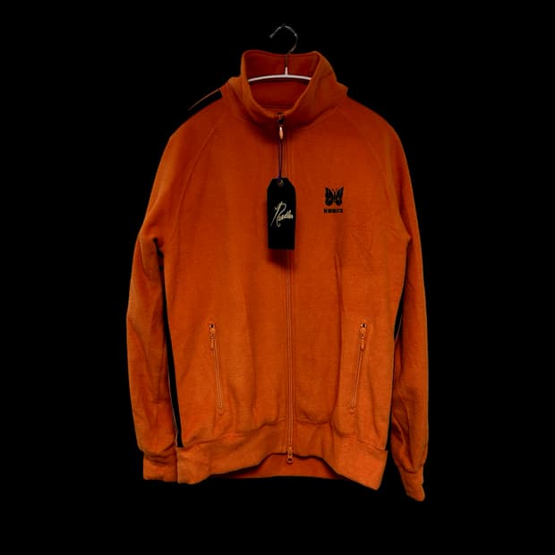 니들스 콜라보 후리스 오렌지 트랙자켓