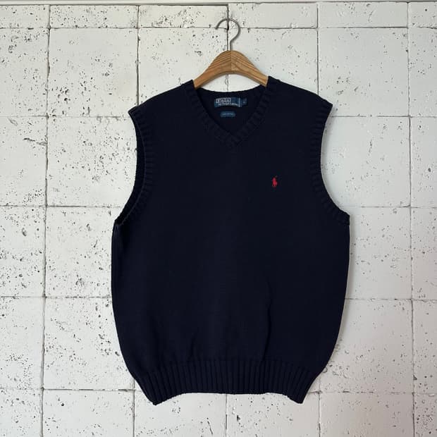 L 폴로 랄프로렌 코튼 니트 조끼