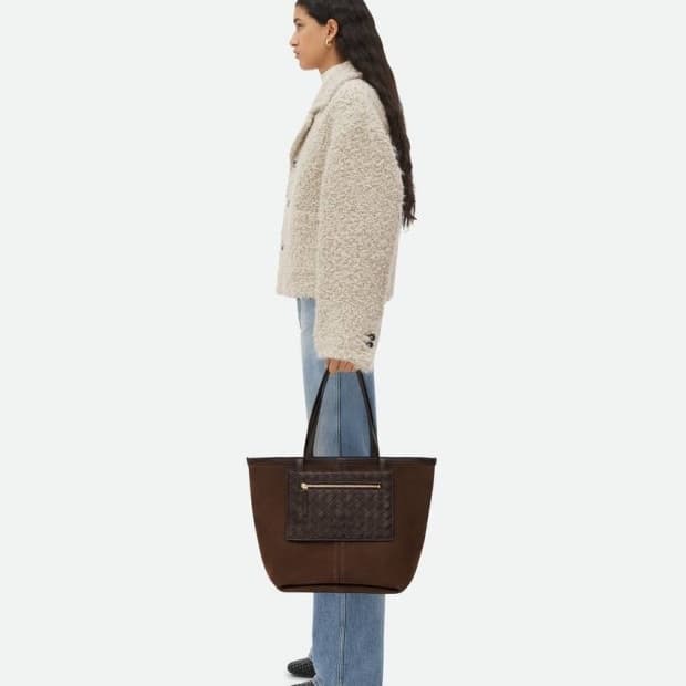 보테가 베네타 미디엄 플랩 토트백