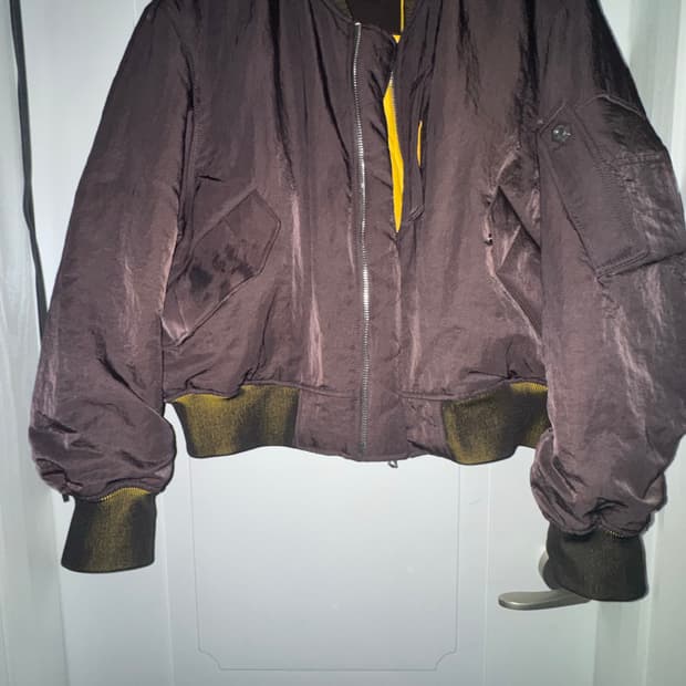 솔리드 옴므 리버시블 봄버 자켓 xl