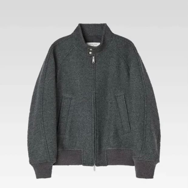 애프터프레이 리가즈 해링턴 자켓 차콜(새상품)