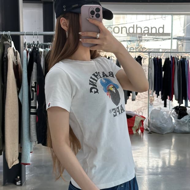 베이프 PIRATE 해적캡틴 컬리지 반팔티