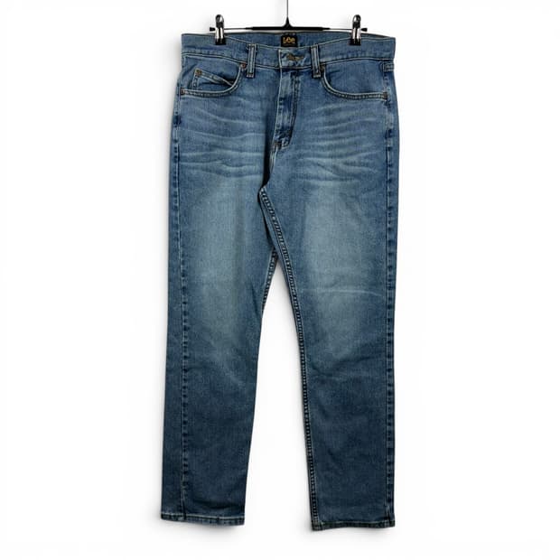 (32) LEE 어센틱 핏 연청 데님 팬츠