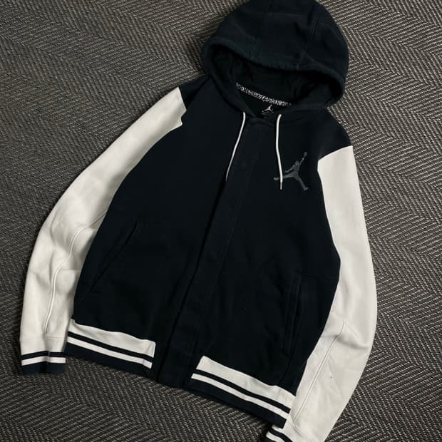 나이키 에어조던 자수로고 스웻 바시티 후드 자켓y 4459