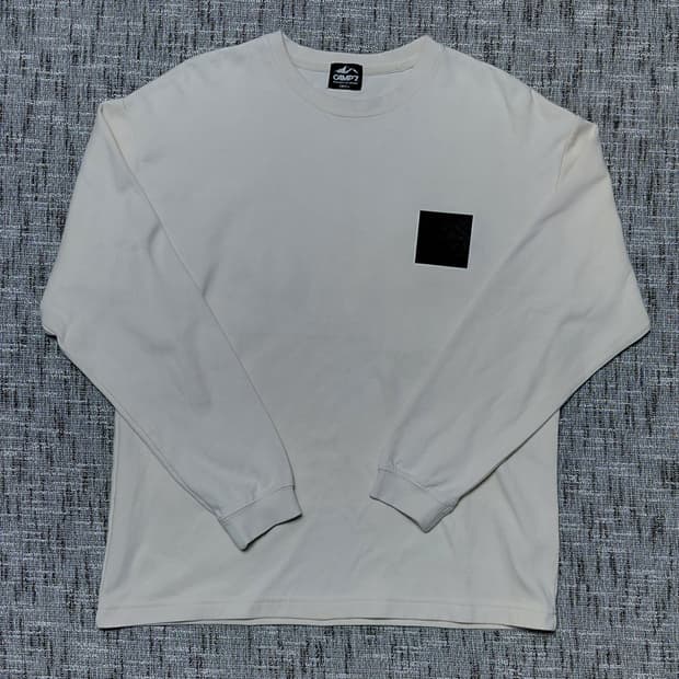 일본 CAMP7 롱슬리브 티셔츠 S 아이보리