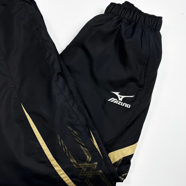 미즈노 재팬 트레이닝 블랙 우븐팬츠 (M)
