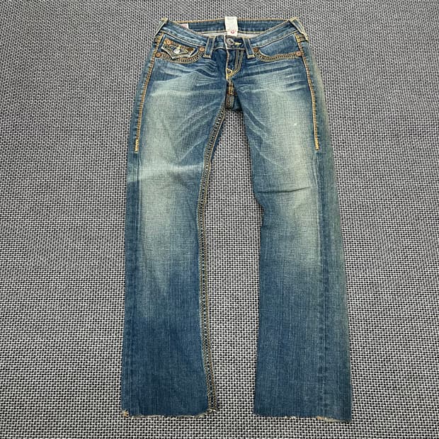 트루릴리전 빌리오티 데님팬츠