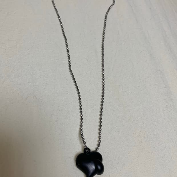 넘버나인 하트 티어스 하트눈물 목걸이