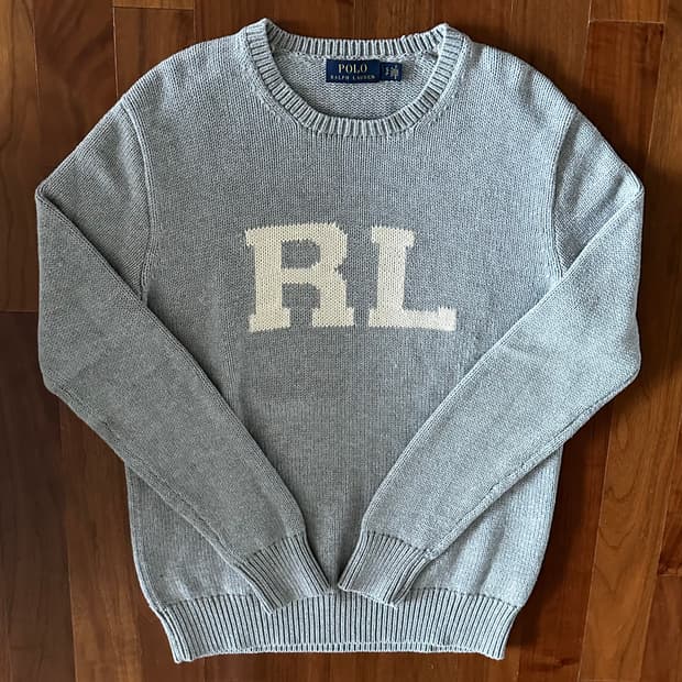 폴로 랄프로렌 RL 로고 스웨터 S